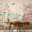 Fotobehang woonkamer slaapkamer Japans Chinoiserie creme days of bloom