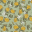 Citroenen behang Lemon Delight Days of Bloom mint