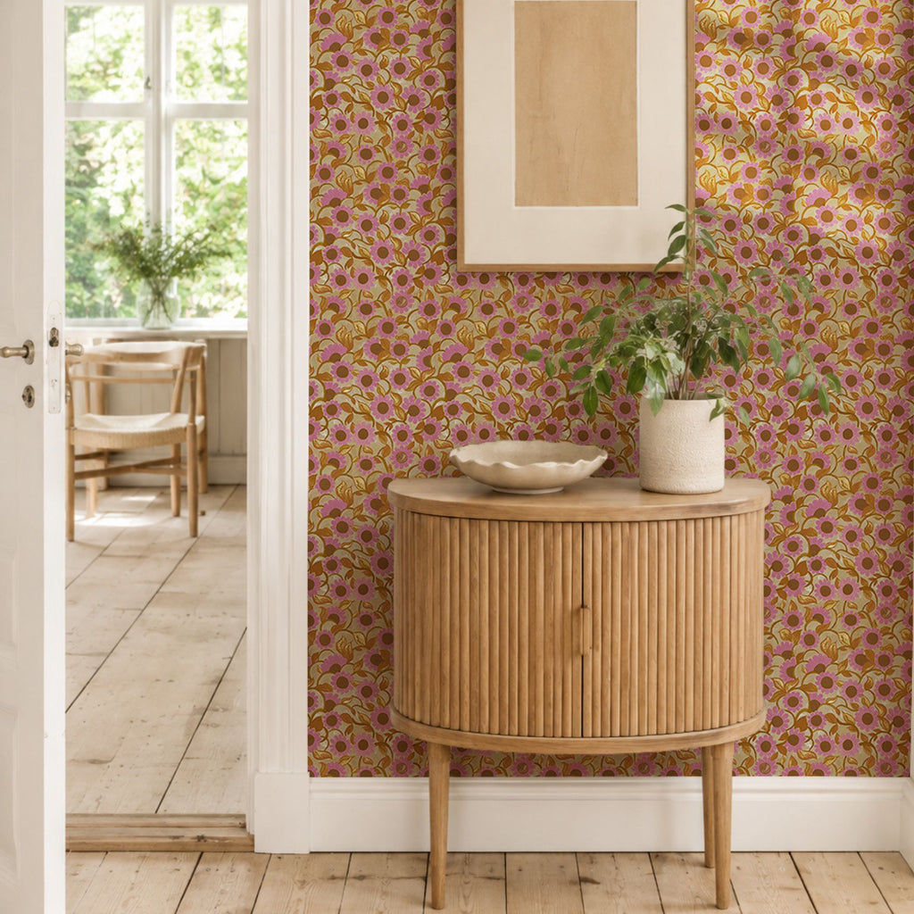 Wallpaper Indian Floral - Aimee