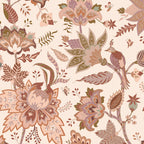 Bloemen behang bohemian Indian Floral Celine Roze