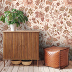 Bloemen behang bohemian Indian Floral Celine Roze