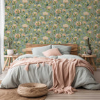 Days of Bloom Fabulous Flowers behang Blue Blauw