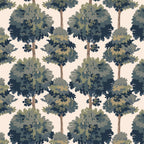 Bomen behang Tapestry Tree kinderkamer slaapkamer groen