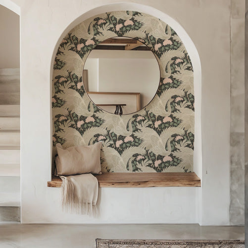 Proud Birds Days of Bloom Vogelbehang fotobehang slaapkamer 