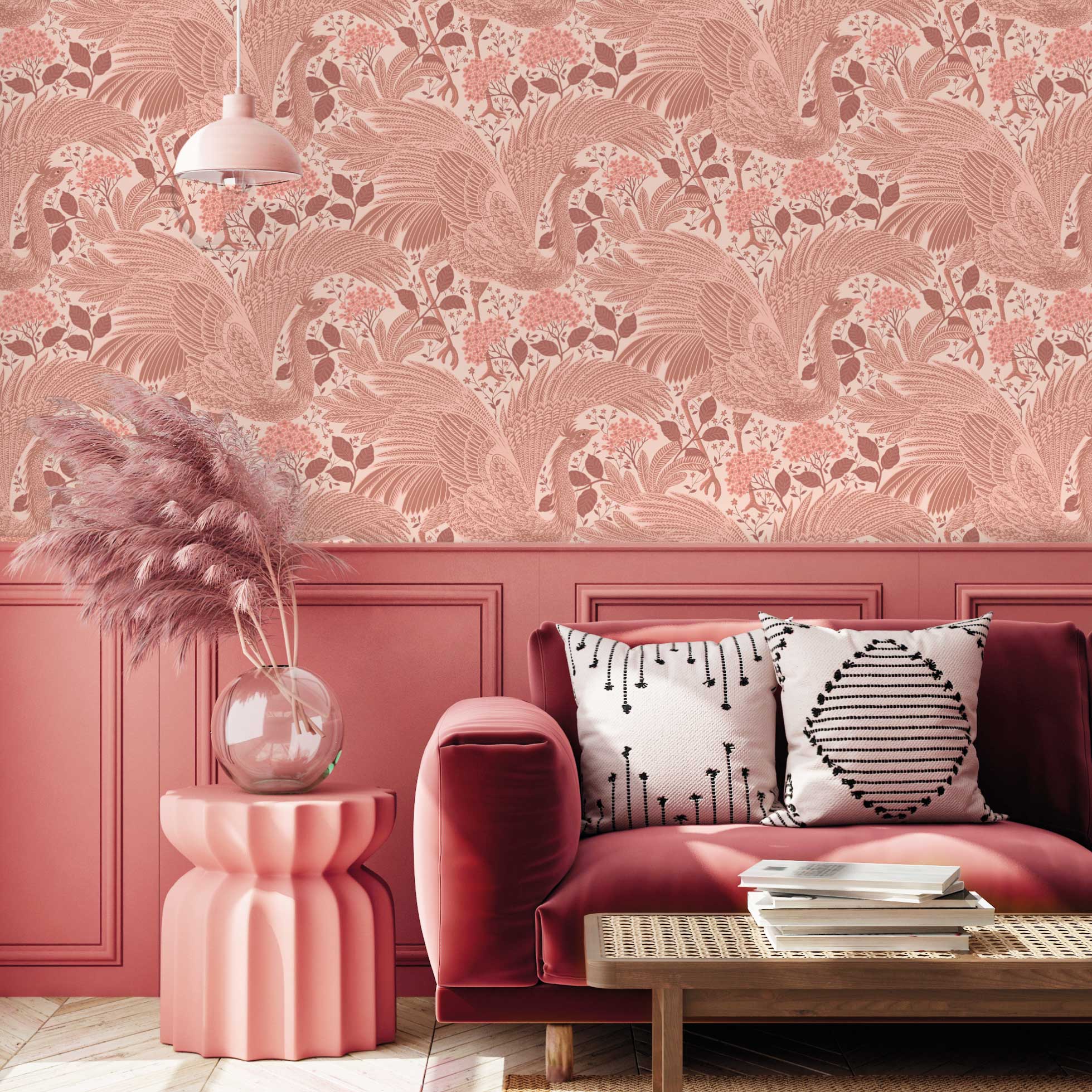 Proud Birds Vogelbehang Days of Bloom fotobehang terra