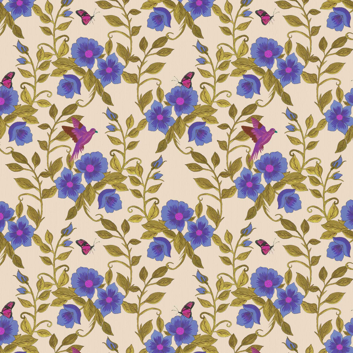 Wallpaper Indian Floral - Aimee Main image