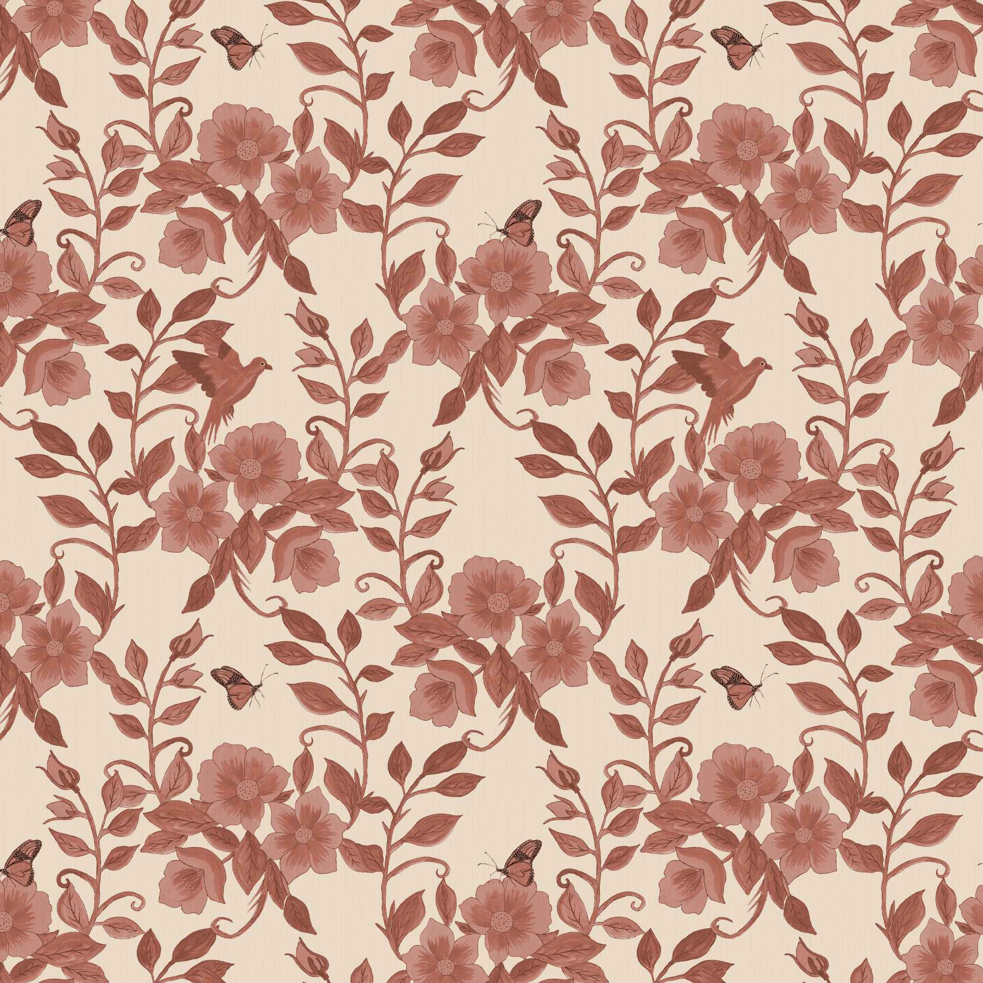 Wallpaper Indian Floral - Aimee