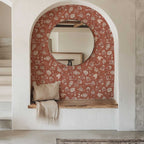 Bloemen behang voor de slaapkamer woonkamer Days of Bloom In Bloom Sue Terra Roze