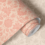 Bloemen behang Carved Floral Days of Bloom Pink