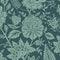 Bloemen Behang Carved Floral - Blue