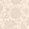Bloemen Behang Carved Floral - Ivory