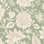 Bloemen behang Carved Floral Days of Bloom Mint 