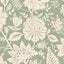 Bloemen behang Carved Floral Days of Bloom Mint 