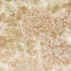 Bloemen behang Dahlia Dawn Days of Bloom Vintage Groen Woonkamer slaapkamer