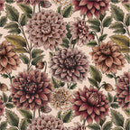 Dahlia Dreams bloemen behang Days of Bloom Petal Bliss Roze creme 