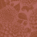Bloemenbehang Petals in Ink Berry Sorbet Roze voor woonkamer en slaapkamer Days of Bloom