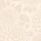 Bloemen behang voor woonkamer of slaapkamer Petals in Ink Days of Bloom Creamy Beige