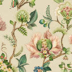 Days of Bloom Fabulous Flowers behang Off White creme