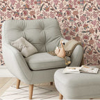 Bloemen behang voor de slaapkamer woonkamer Days of Bloom In Bloom Lidy Creme roze