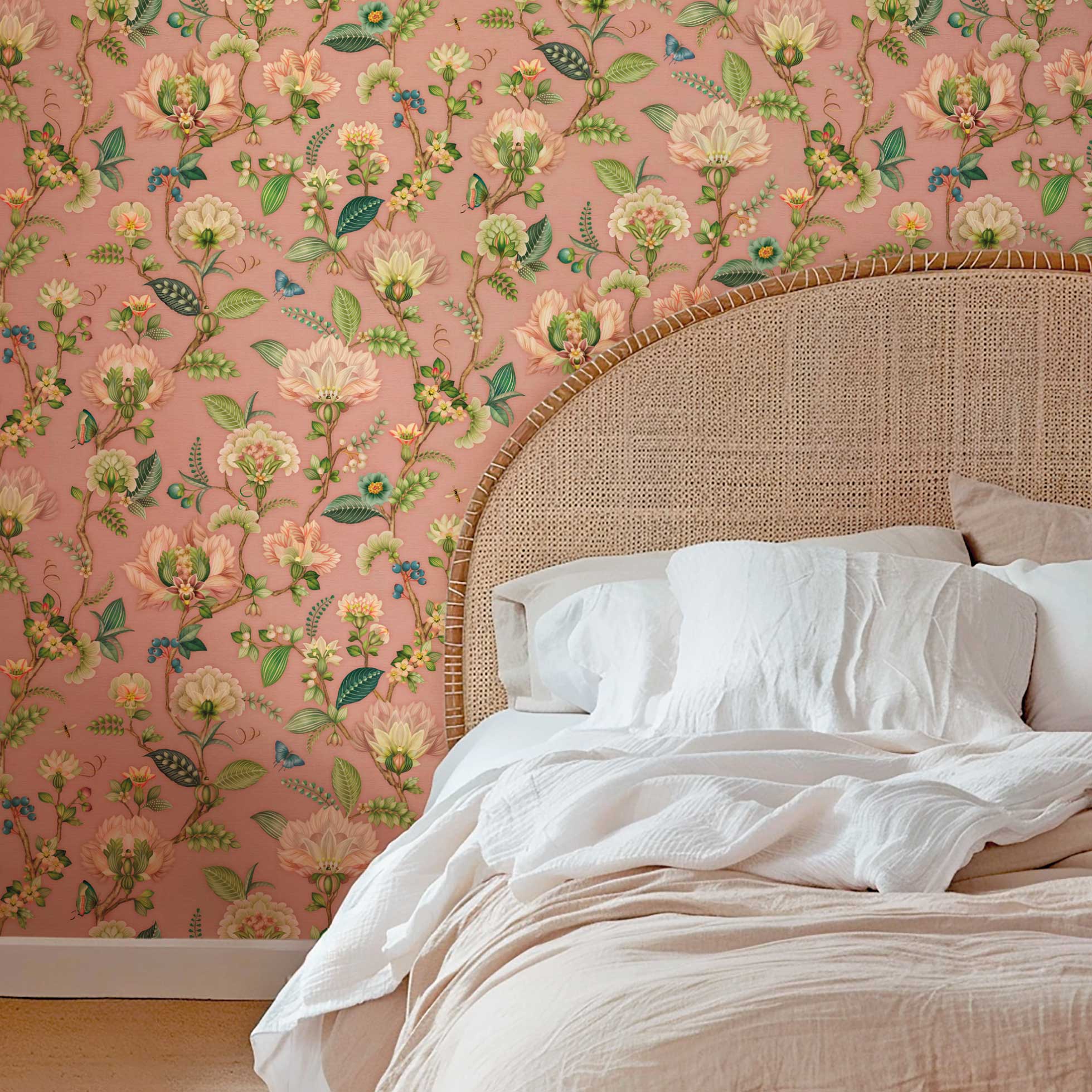 Days of Bloom Fabulous Flowers behang Pink Roze