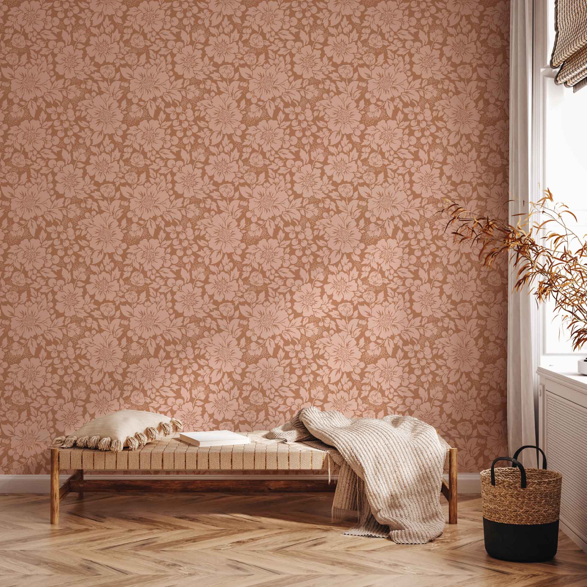Days of Bloom Bloemen behang Styled Flowers Sun terra