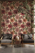 Dahlia Dreams bloemen behang Days of Bloom Petal Bliss Roze creme 