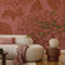 Bloemen Behang Petals in Ink - Berry Sorbet