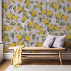 Citroenen behang Lemon Delight Days of Bloom lila 