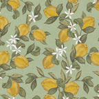 Citroenen behang Lemon Delight Days of Bloom mint