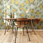 Citroenen behang Lemon Delight Days of Bloom mint