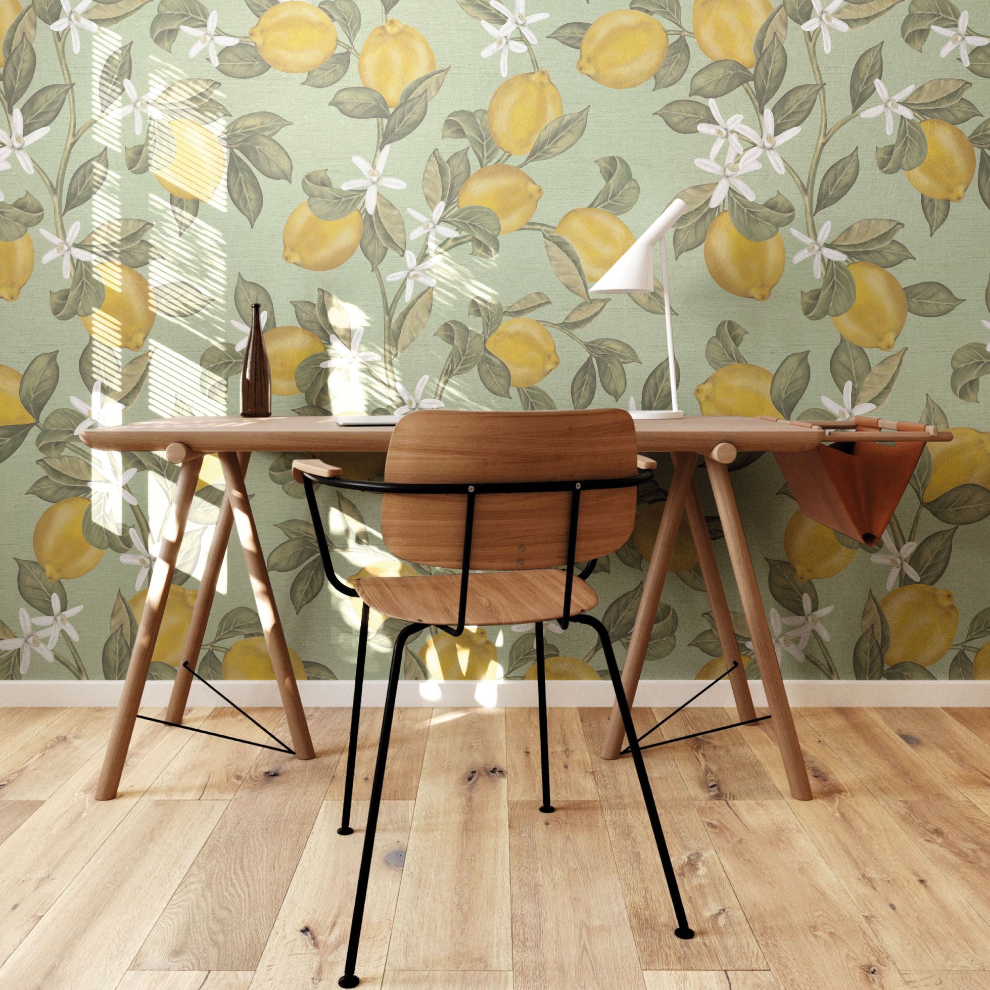 Citroenen behang Lemon Delight Days of Bloom mint