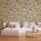 Citroenen behang Lemon Delight Days of Bloom lila 