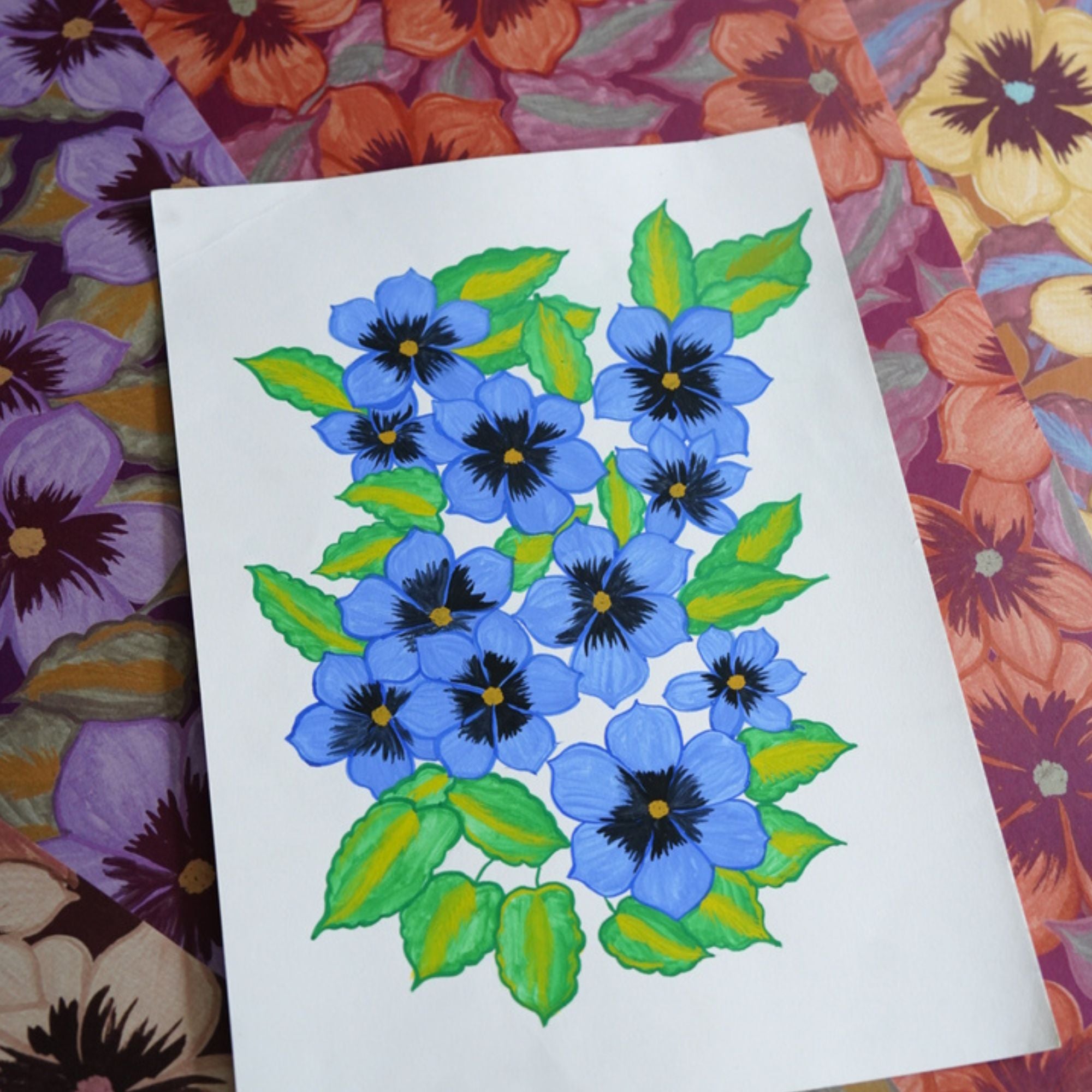 Wallpaper Indian Floral - Aimee