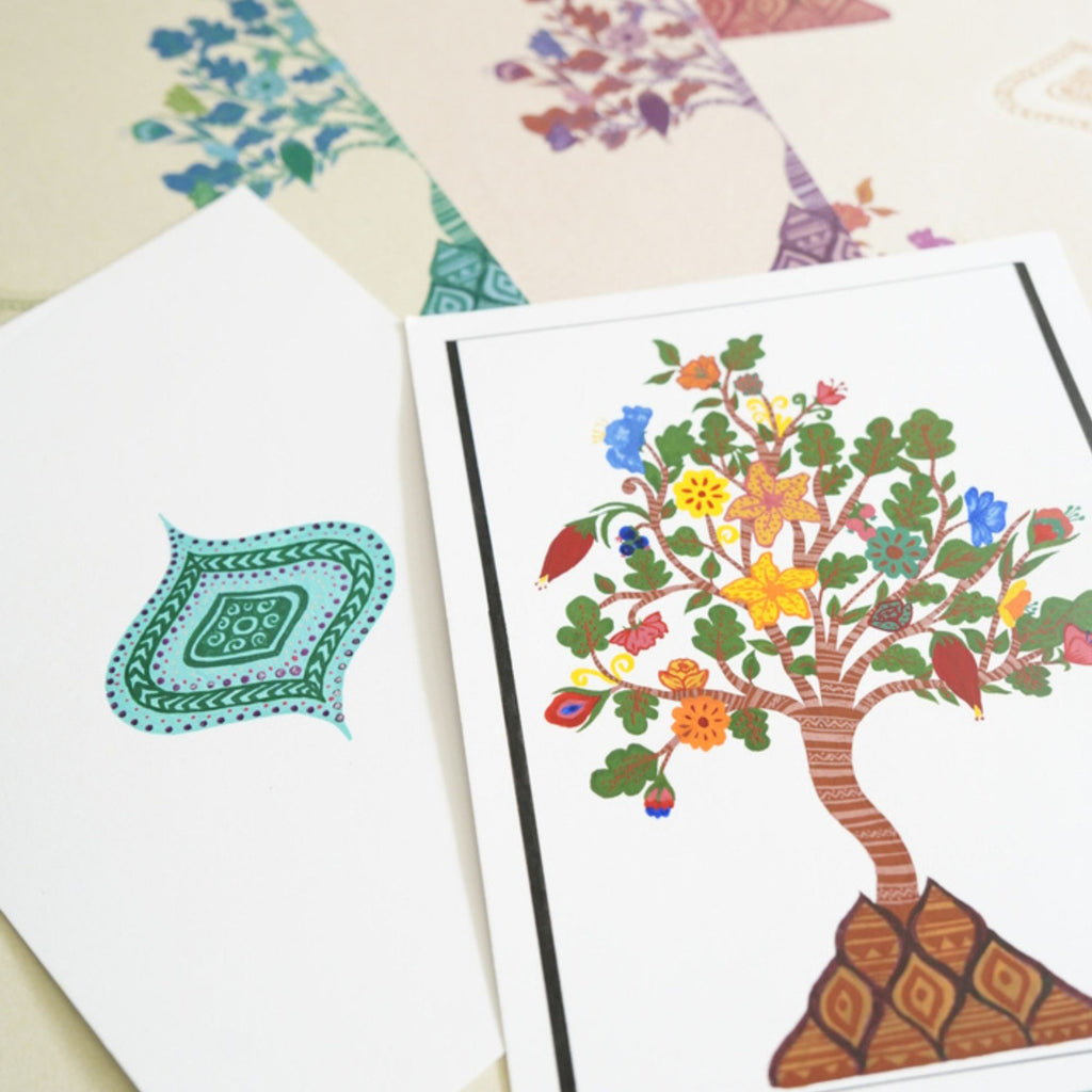Wallpaper Indian Floral - Aimee