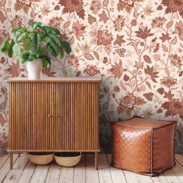 Bloemen behang bohemian Indian Floral Aimee Terra
