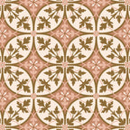 Retrobehang Connected Days of Bloom warm roze