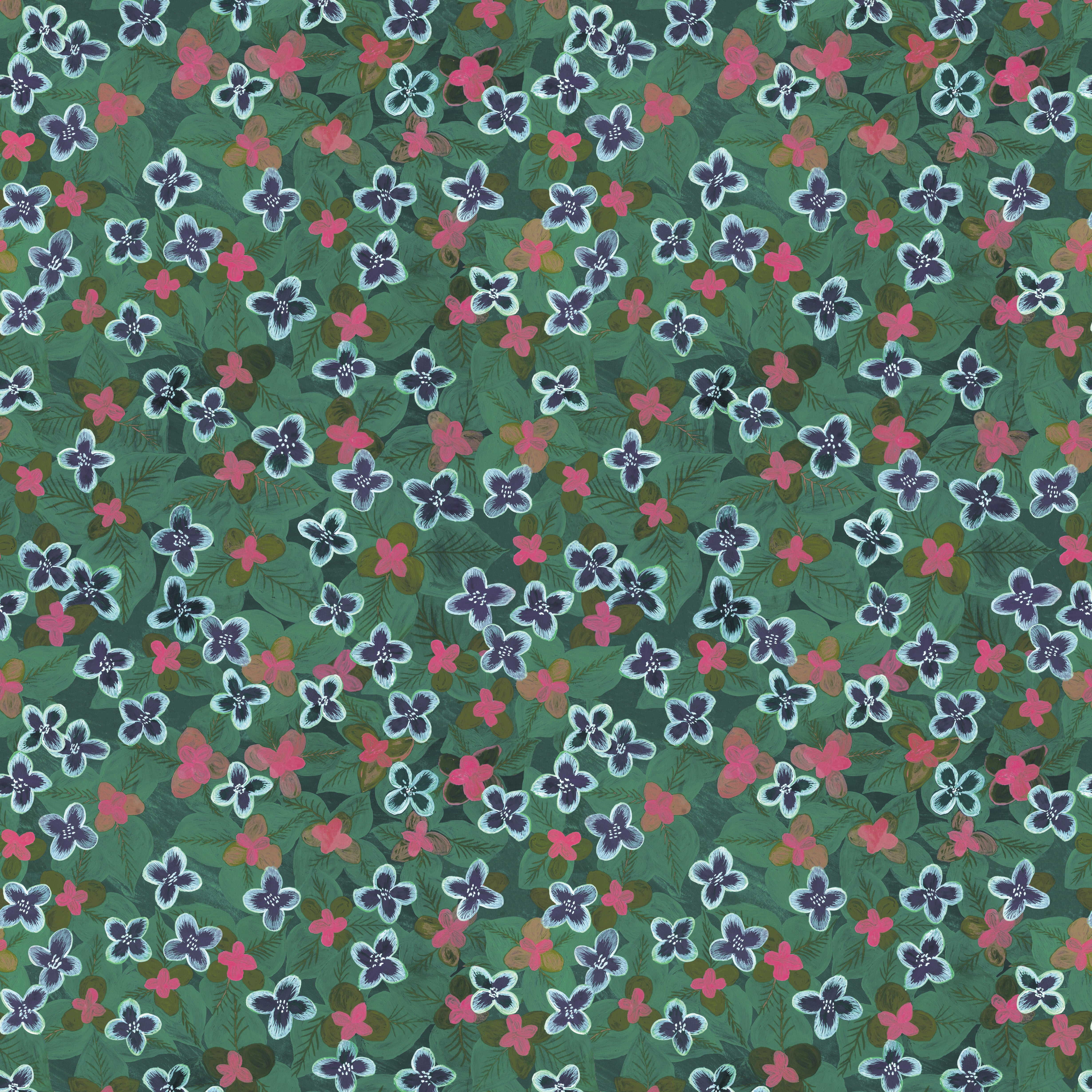 Wallpaper Indian Floral - Aimee Main image