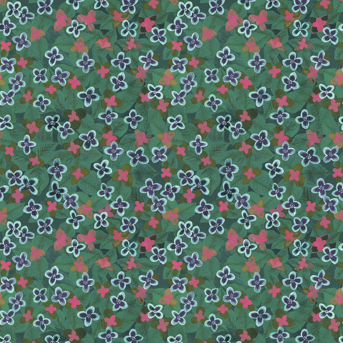 Wallpaper Indian Floral - Aimee
