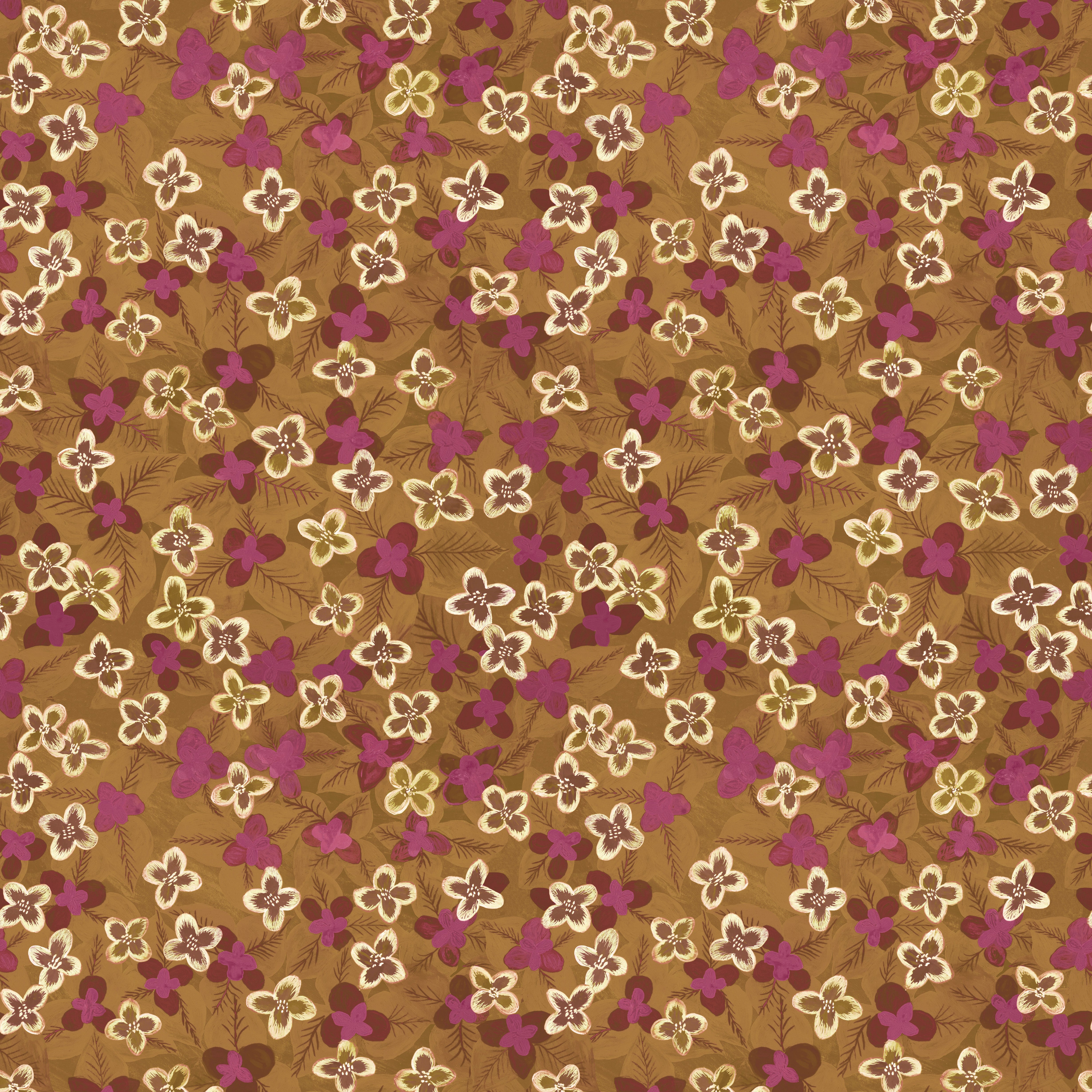 Wallpaper Indian Floral - Aimee Main image