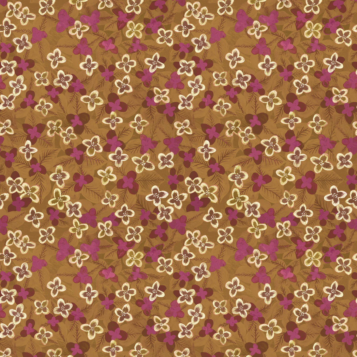 Wallpaper Indian Floral - Aimee
