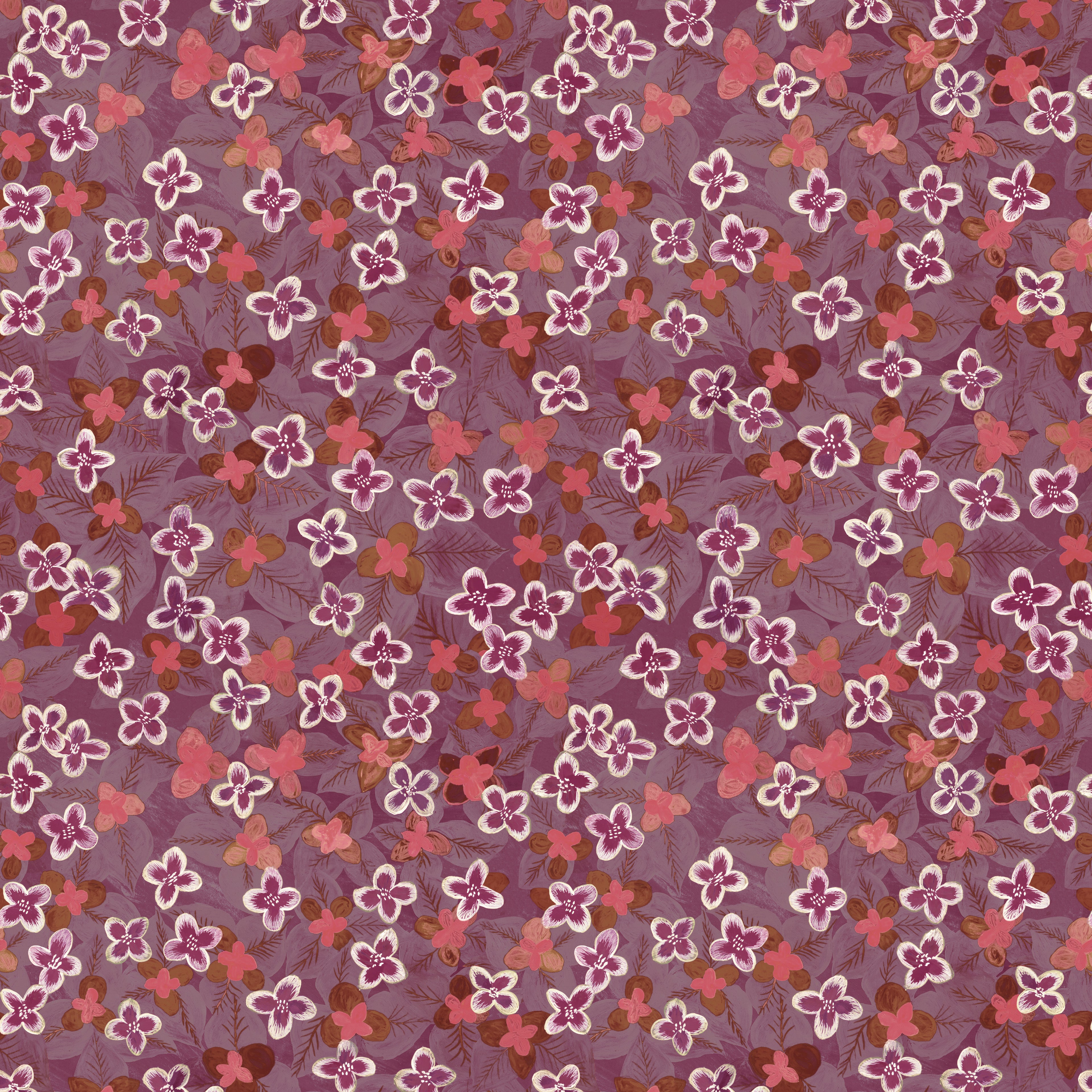 Wallpaper Indian Floral - Aimee