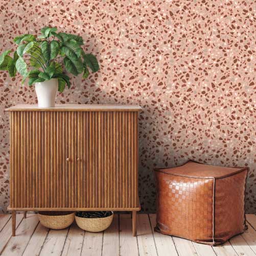 Terrazzo behang Days of Bloom Terra 