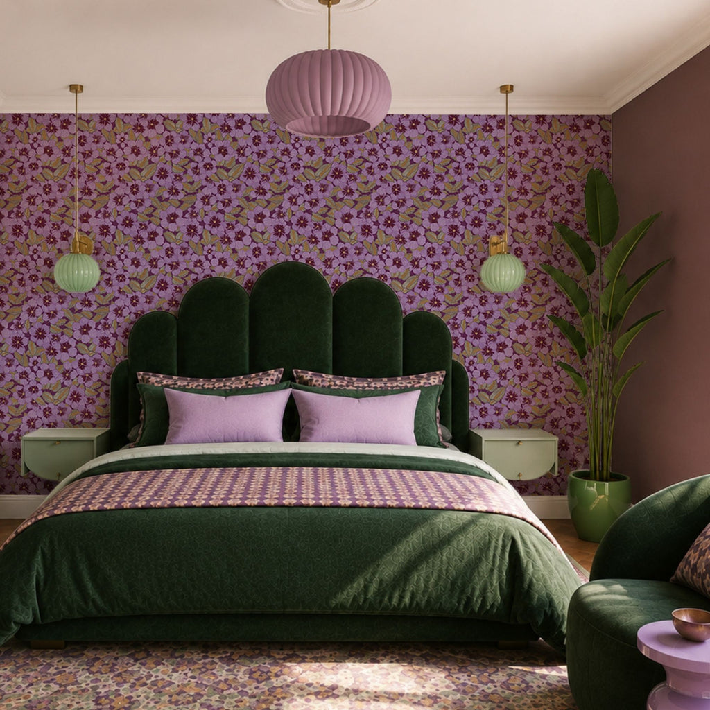 Wallpaper Indian Floral - Aimee