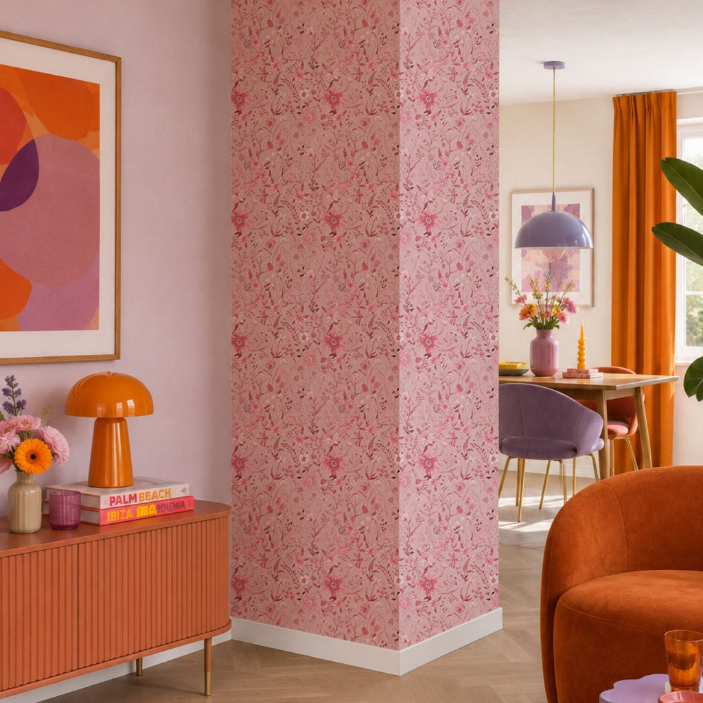 Wallpaper Indian Floral - Aimee