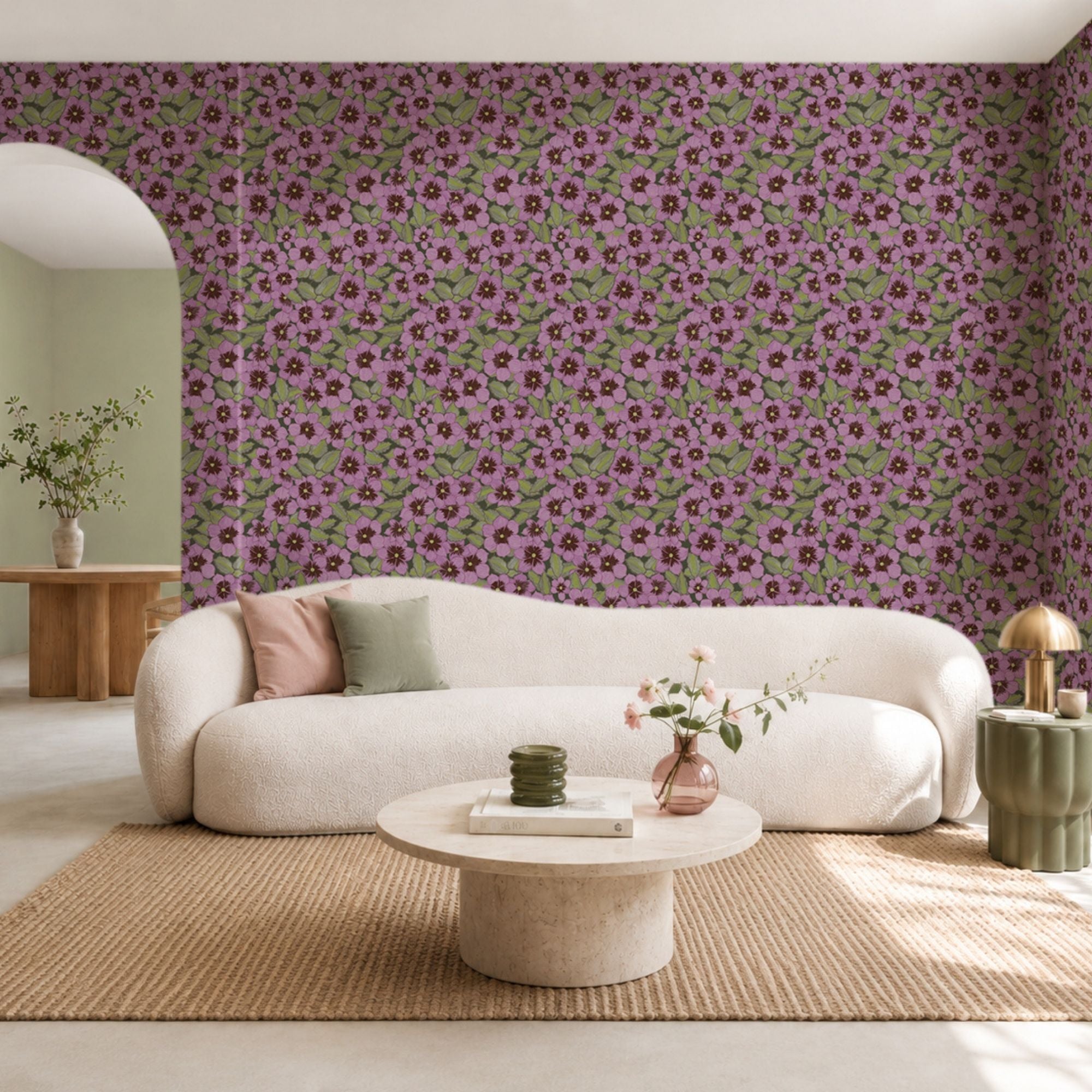 Wallpaper Indian Floral - Aimee Secondary image