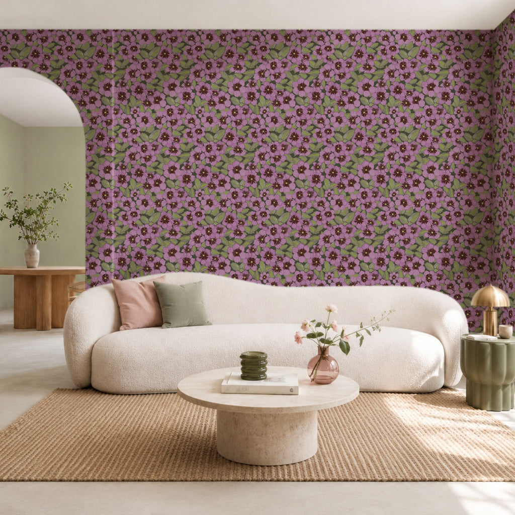 Wallpaper Indian Floral - Aimee