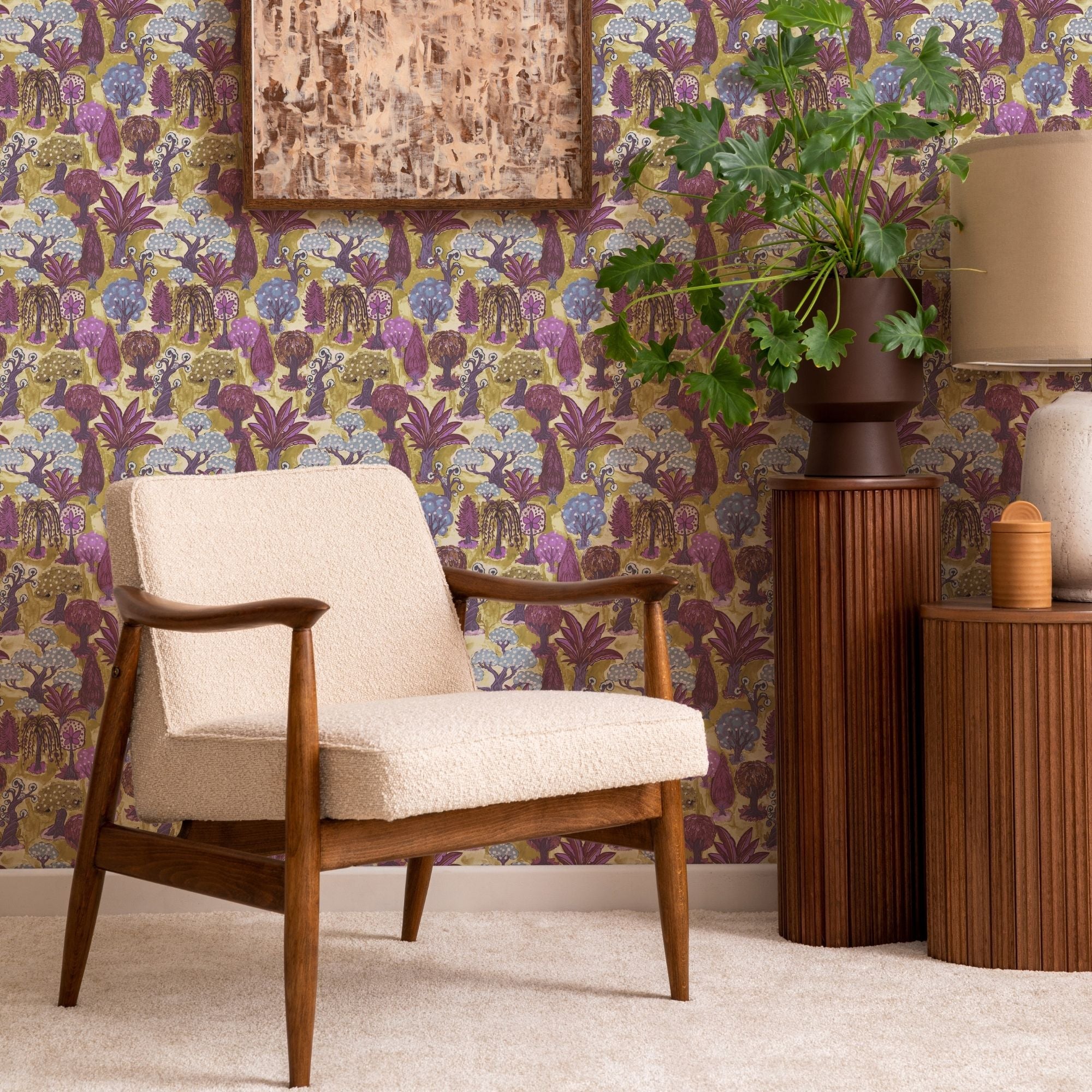 Wallpaper Indian Floral - Aimee