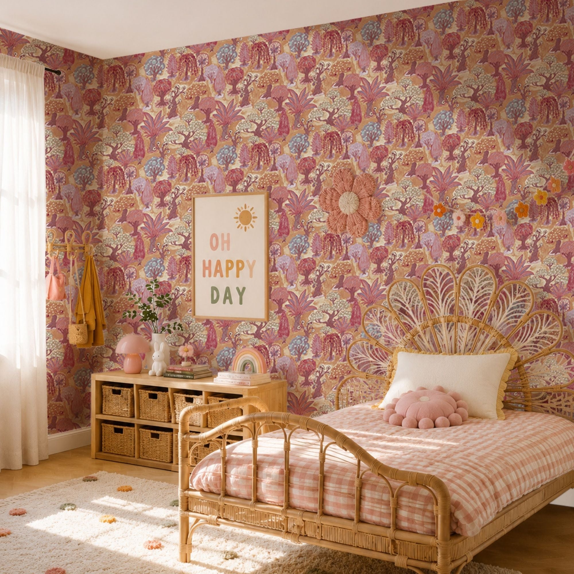 Wallpaper Indian Floral - Aimee