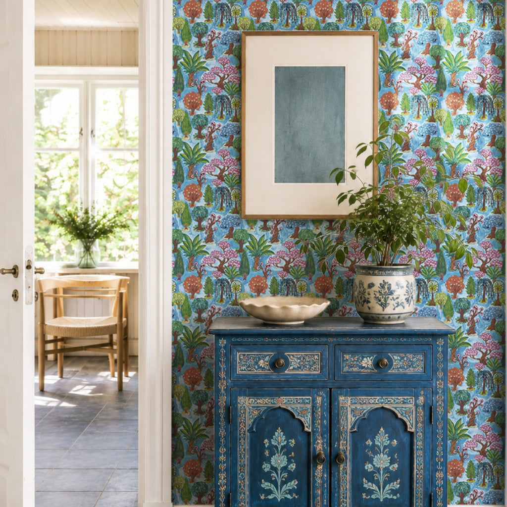 Wallpaper Indian Floral - Aimee