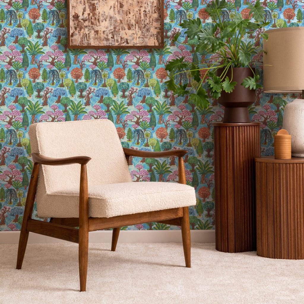 Wallpaper Indian Floral - Aimee